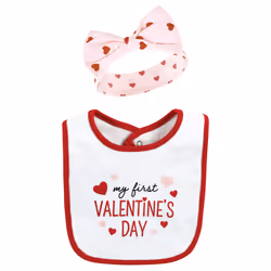 Hudson Baby 10513676_VALENTINESWEETHEART_0-9M clothing variety pack