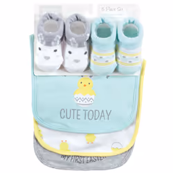 Hudson Baby 10513692_EGGSTRACUTE_0-9M baby bib