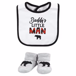 Hudson Baby 10513701_BUFFALOPLAIDFAMILY_0-9M baby bib