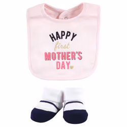 Hudson Baby 10513702_GIRLMOTHERSFATHERSDAY_ONESIZE baby bib