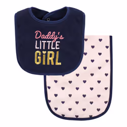 Hudson Baby 10513712_DADDYSLITTLEGIRL_ONESIZE baby bib