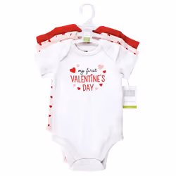 Hudson Baby 10113721_VALENTINESWEETHEART_3-6M baby bodysuit/one-piece
