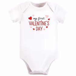 Hudson Baby 10113721_VALENTINESWEETHEART_3-6M baby bodysuit/one-piece