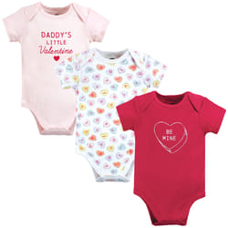 Hudson Baby 10113725_BEMINEVALENTINE_0-3M baby bodysuit/one-piece