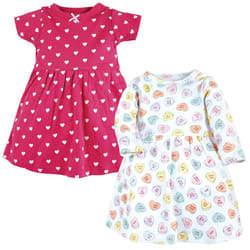 Hudson Baby baby girls Cotton Dresses Casual Dress  Be Mine Valentine  1-2T US