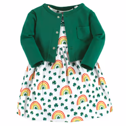Hudson Baby 10113989_STPATRICKSRAINBOW_3-6M, Baby (0 - 2 years), Female, 3-6 M