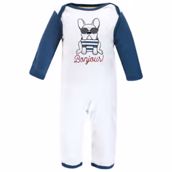 Hudson Baby 10114278_FRENCHDOG_0-3M baby bodysuit/one-piece