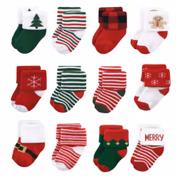 Hudson Baby 10714367_12DAYSOFCHRISTMAS_0-6M, Male, Baby (0 - 2 years), 0-6 M