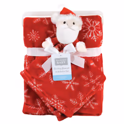 Hudson Baby 11114429_SANTASNOWFLAKE_ONESIZE baby blanket Boy/Girl