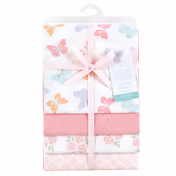 Hudson Baby 10214615_PASTELBUTTERFLY_ONESIZE baby blanket Girl