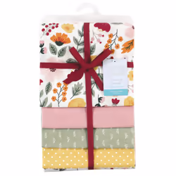 Hudson Baby Unisex Baby Cotton Flannel Receiving Blankets  Fall Botanical  One Size