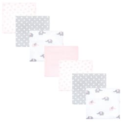 Hudson Baby 10214638_PINKGRAYELEPHANT_ONESIZE baby blanket Girl