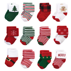 Hudson Baby 10714367_12DAYSOFCHRISTMAS_12-24M sock Unisex