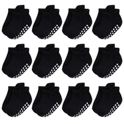 Hudson Baby 10715005_BLACK_12-24M sock Male