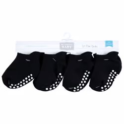 Hudson Baby 10715005_BLACK_12-24M sock Male