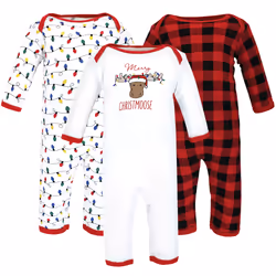 Hudson Baby 10115313_CHRISTMOOSE_3-6M, Male, 3-6 M, Baby (0 - 2 years)