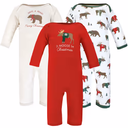 Hudson Baby 10115325_MOOSEBECHRISTMAS_3-6M, Male, 3-6 M, Baby (0 - 2 years)