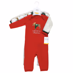 Hudson Baby 10115325_MOOSEBECHRISTMAS_3-6M baby bodysuit/one-piece