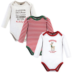 Hudson Baby 11115404_RUDOLPHREINDEER_6-9M baby bodysuit/one-piece