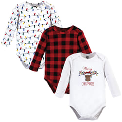 Hudson Baby 11115410_CHRISTMOOSE_12-18M baby bodysuit/one-piece