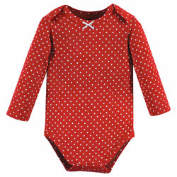 Hudson Baby 11115447_POINSETTIA_0-3M baby bodysuit/one-piece