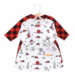 Hudson Baby 10115526_CHRISTMASSCENE_3-6M dress