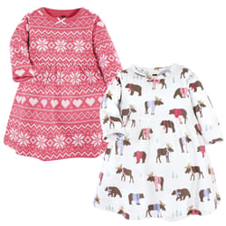 Hudson Baby 10115643_PINKMOOSEBEAR_6-9M dress