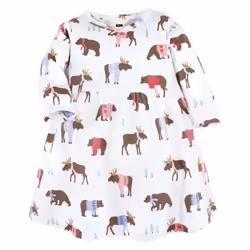 Hudson Baby 10115643_PINKMOOSEBEAR_9-12M dress