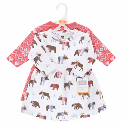 Hudson Baby 10115643_PINKMOOSEBEAR_3T dress