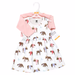 Hudson Baby 10115656_PINKMOOSEBEAR_3-6M dress