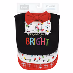 Hudson Baby 10515670_MERRYANDBRIGHT_ONESIZE clothing variety pack