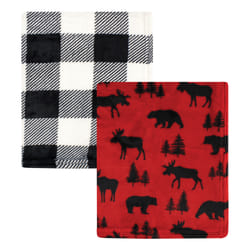 Hudson Baby 10215677_REDMOOSEBEAR_ONESIZE baby blanket Boy/Girl