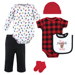 Hudson Baby 11115692_CHRISTMOOSE_9-12M clothing variety pack