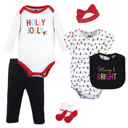 Hudson Baby 10115700_MERRYANDBRIGHT_6-9M clothing variety pack