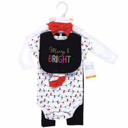 Hudson Baby 10115700_MERRYANDBRIGHT_9-12M clothing variety pack