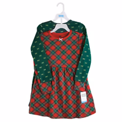 Hudson Baby 10115770_CHRISTMASPLAID_7Y dress