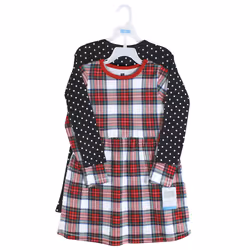 Hudson Baby 10115783_WHITETARTAN_2T dress