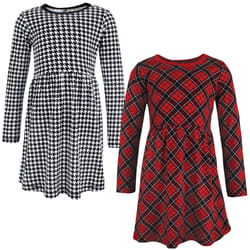 Hudson Baby 10115825_BLACKREDPLAID_0-3M dress