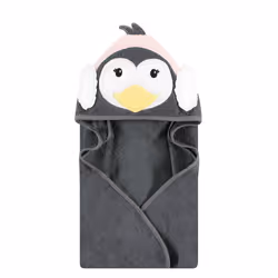 Hudson Baby 10316426_EARMUFFPENGUIN_ONESIZE, Cotton, Girl