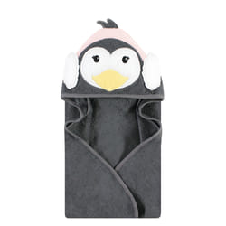 Hudson Baby 10316426_EARMUFFPENGUIN_ONESIZE baby towel Cotton