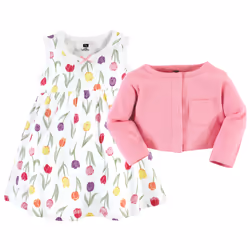 Hudson Baby 10116663_SPRINGTULIPS_0-3M, Baby (0 - 2 years), Female, 0-3 M