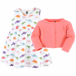 Hudson Baby 10116693_GIRLDINOSAURS_2T, Baby (0 - 2 years), Female, 2 Toddler