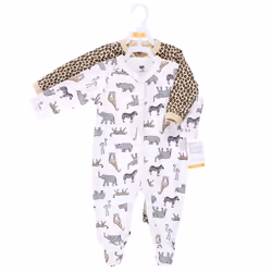 Hudson Baby 10116891_MODERNPINKSAFARI_3-6M full body sleepwear
