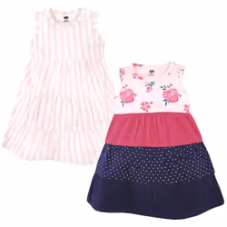 Hudson Baby 10117231_PINKNAVYFLORAL_6-9M, Baby (0 - 2 years), Female, 6-9 M