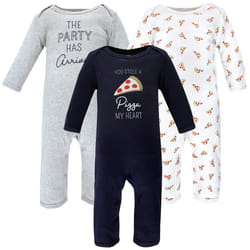 Hudson Baby baby girls Cotton Coveralls Rompers  Pizza  0-3 Months US