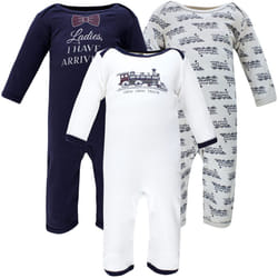 Hudson Baby Girls Cotton Coveralls Rompers  Train  0-3 Months US