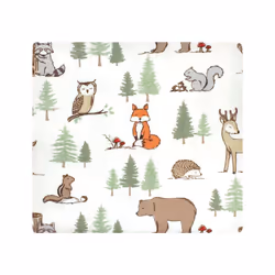 Hudson Baby 10217963_FORESTANIMALS_ONESIZE baby blanket Girl