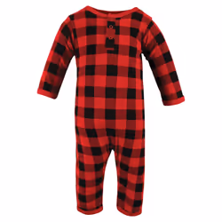 Hudson Baby Girls Unisex Cotton Coveralls  Winter Moose  9-12 Months  Winter Moose  9-12 Months US