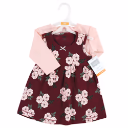 Hudson Baby 10119522_BURGUNDYFLORAL_12-18M dress