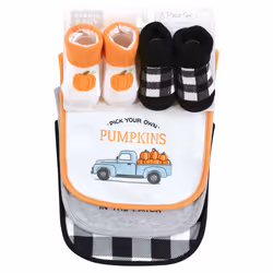 Hudson Baby 10519606_PUMPKINTRUCK_ONESIZE baby bib